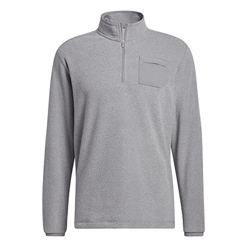 Amazon.com: adidas Men's Primegreen Quarter Zip Pullover, Grey